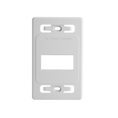 Placa de pared modular MAX, de 3 salidas, color blanco, version bulk (Sin Empaque Individual)