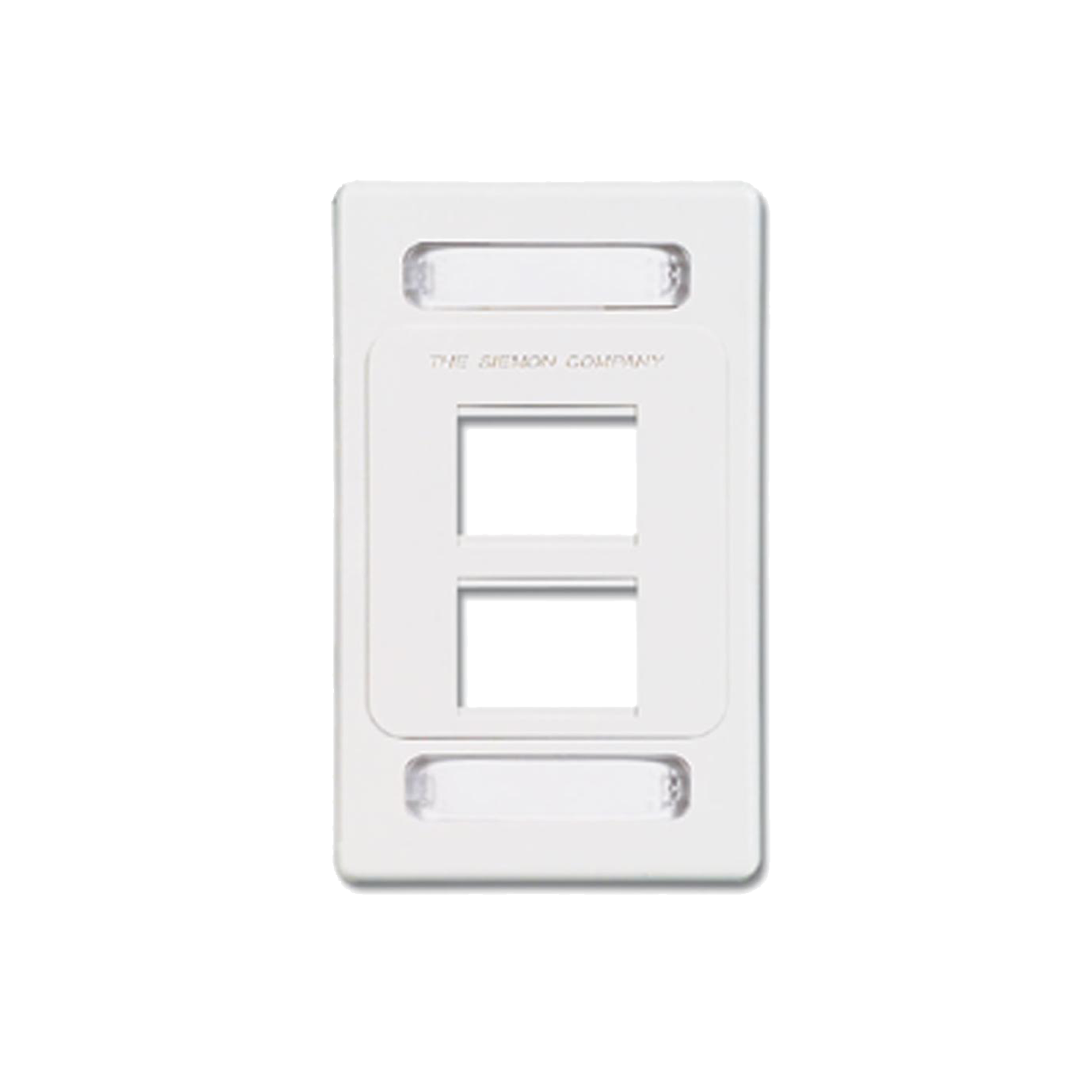 Placa de Pared Modular MAX, de 4 Salidas, Color Blanco