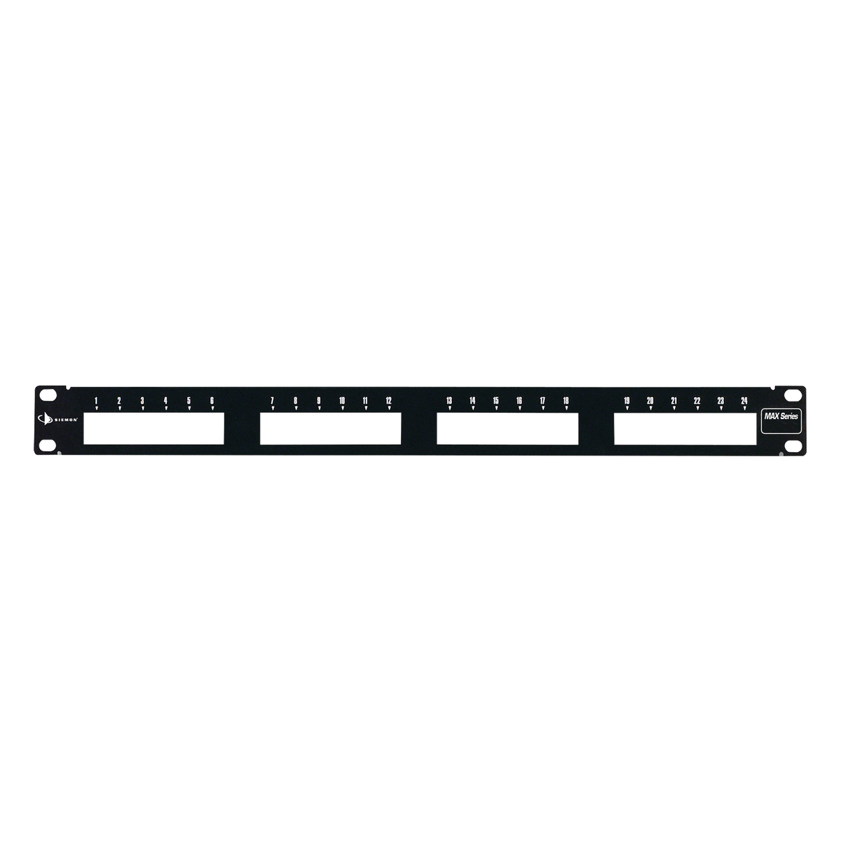 Patch Panel MAX Modular (Vacío), de 24 Puertos, Plano, 1UR