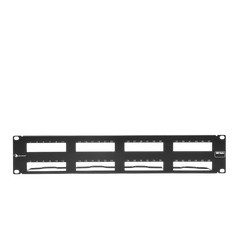 PATCH PANEL MAX VACIO ID VERTICAL UTP 48 PTOS PLANO 2U NEGRO