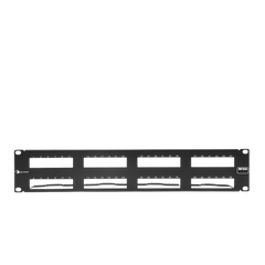 PATCH PANEL MAX VACIO ID VERTICAL UTP 48 PTOS PLANO 2U NEGRO