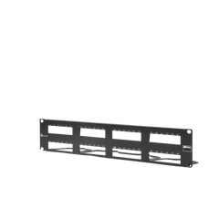 PATCH PANEL MAX VACIO ID VERTICAL UTP 48 PTOS PLANO 2U NEGRO