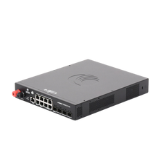 Switch cnMatrix WISP TX1012-DC-P de 8 puertos PoE y 4 SFP+, 170 W PoE Budget, Capa 2, gestión gratuita desde la nube, para corriente directa