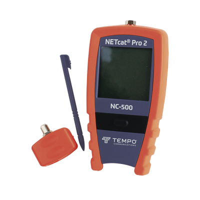 Probador Profesional para cable UTP, STP y Cable Coaxial (NETcat® Pro2) con Pantalla táctil retroiluminada
