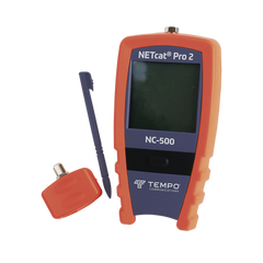Probador Profesional para cable UTP, STP y Cable Coaxial (NETcat® Pro2) con Pantalla táctil retroiluminada