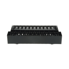 Organizador de Cables Horizontal NetManager, Doble (Frontal y Posterior), Para Rack de 19in, 2UR