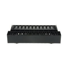 Organizador de Cables Horizontal NetManager, Doble (Frontal y Posterior), Para Rack de 19in, 2UR