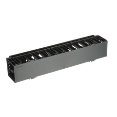 Organizador de Cables Horizontal NetManager, Sencillo (Solo Frontal), Para Rack de 19in, 2UR