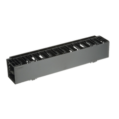 Organizador de Cables Horizontal NetManager, Sencillo (Solo Frontal), Para Rack de 19in, 2UR
