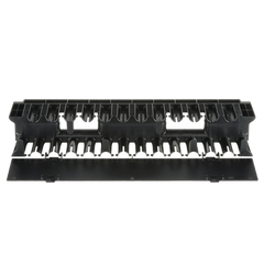 Organizador de Cables Horizontal NetManager, Sencillo (Solo Frontal), Para Rack de 19in, 2UR