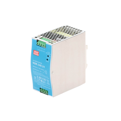 Fuente de Poder Industrial de 240W, salida 24Vcc, 10A, para montaje Riel Din