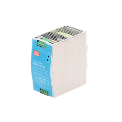 Fuente de Poder Industrial de 240W, salida 24Vcc, 10A, para montaje Riel Din