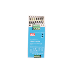 Fuente de poder industrial para riel DIN / 240W / 24Vcc / 10A / Entrada: 90-264Vca