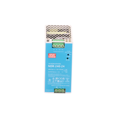 Fuente de Poder Industrial de 240W, salida 24Vcc, 10A, para montaje Riel Din