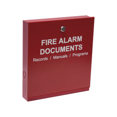 Gabinete para documentos del sistema de alarma contra incendios