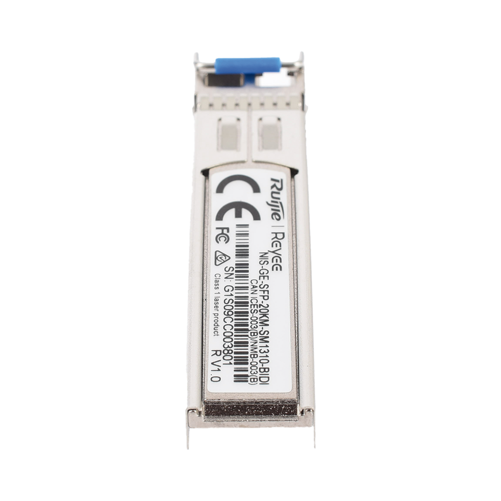 Transceptor Industrial BIDI Monomodo SFP 1G (Lado A), hasta 20 Kilómetros, TX 1310 / RX 1550, soporta Temperaturas de -40° a 85° C