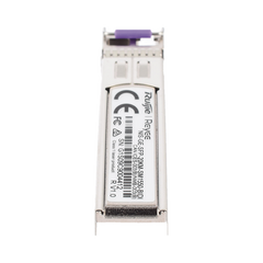 Transceptor Industrial BIDI Monomodo SFP 1G (Lado B), hasta 20 Kilómetros, TX 1550 / RX 1310, soporta Temperaturas de -40° a 85° C