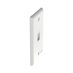 Placa de Pared Vertical, Salida Para 1 Puerto Keystone, Color Blanco