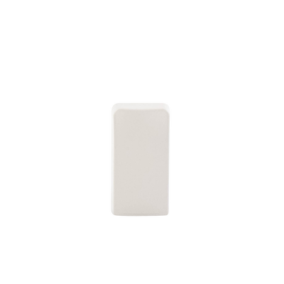 Caja de Montaje en Superficie, Para 2 Módulos Keystone, Color Blanco Mate