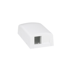 Caja de Montaje en Superficie, Para 2 Módulos Keystone, Color Blanco