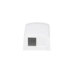 Caja de Montaje en Superficie, Para 2 Módulos Keystone, Color Blanco