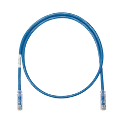 Cable de Parcheo UTP Categoría 5e, con Plug Modular en Cada Extremo - 0.3 Metros (1 Pie) - Azul