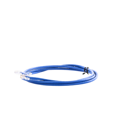 Cable de parcheo UTP categoría 5e, con plug modular en cada extremo - 2 m - azul