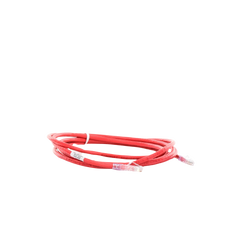 Cable de Parcheo UTP Categoría 6, con Plug Modular en Cada Extremo - 3 Metros (9.84 Pies) - Rojo