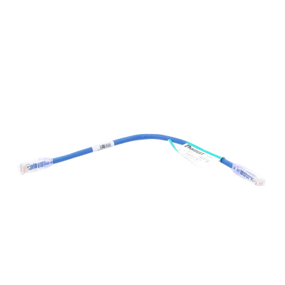 Cable de parcheo UTP Categoría 6, con plug modular en cada extremo - 1 ft (30.48 cm) - Azul