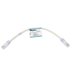 Cable de Parcheo UTP Categoría 6, con Plug Modular en Cada Extremo - 0.3 Metros (1 Pie) - Blanco
