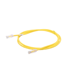 Cable de Parcheo UTP Categoría 6, con Plug Modular en Cada Extremo - 1.5 Metros (4.92 Pies) - Amarillo