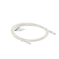 Cable de Parcheo UTP Categoría 6, con Plug Modular en Cada Extremo - 2 Metros (6.56 Pies) - Blanco Mate
