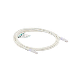 Cable de parcheo UTP Categoría 6, con plug modular en cada extremo - 2 m. - Blanco Mate