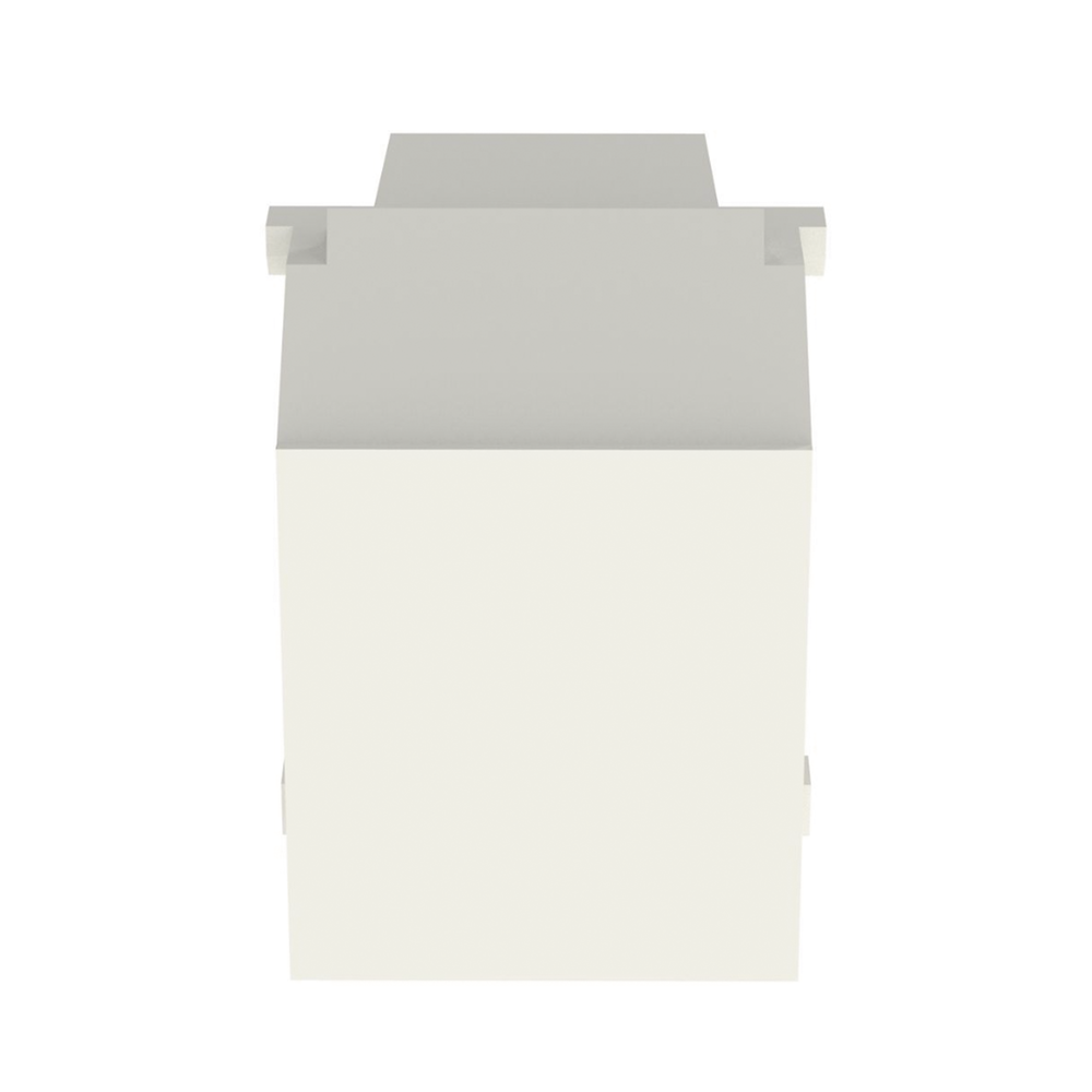Módulo de Tapa Ciega (Inserto Ciego), Tipo Keystone, Color Blanco Mate, 1 Pieza