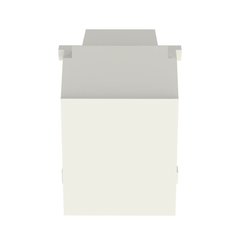 Módulo de Tapa Ciega (Inserto Ciego), Tipo Keystone, Color Blanco Mate, 1 Pieza