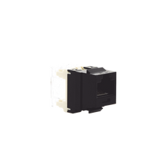 Conector Jack Estilo 110 (de Impacto), Tipo Keystone, Categoría 5e, de 8 Posiciones y 8 Cables, Color Negro