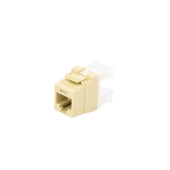 Conector Jack Estilo 110 (de Impacto), Tipo Keystone, Categoría 5e, de 8 Posiciones y 8 Cables, Color Marfil