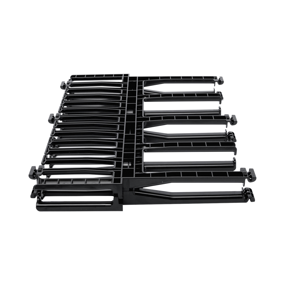 Organizador de Cables Horizontal NetManager de Alta Densidad, Doble (Frontal y Posterior), Para Rack de 19in, 1UR, Color Negro