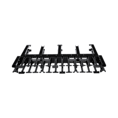 Organizador de Cables Horizontal NetManager de Alta Densidad, Doble (Frontal y Posterior), Para Rack de 19in, 1UR