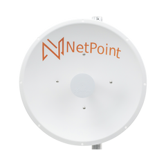 Antena Direccional de alto rendimiento / diámetro  de 60 cm / 4.9-6.4 GHz / Ganancia 30 dBi / SLANT de 45 ° y 90 ° / Ideal para 30 km / Conector N-Hembra / Montaje  y jumpers incluidos.