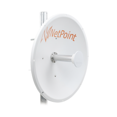 Antena Direccional de alto rendimiento / diámetro  de 60 cm / 4.9-6.4 GHz / Ganancia 30 dBi / SLANT de 45 ° y 90 ° / Ideal para 30 km / Conector N-Hembra / Montaje  y jumpers incluidos.