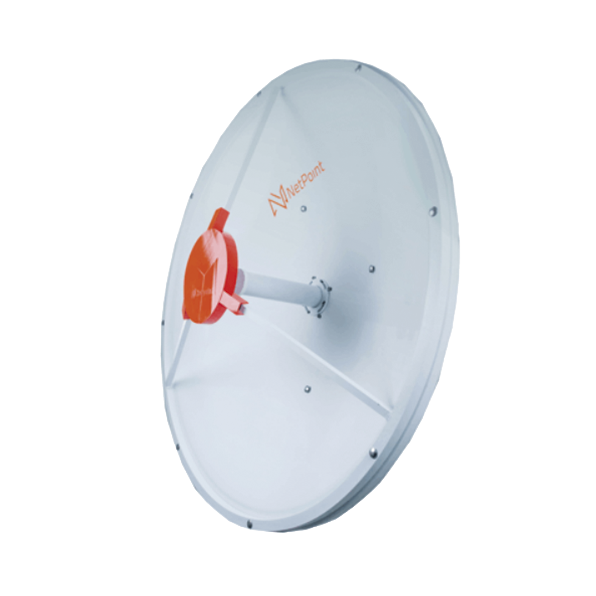Antena de parabola profunda, blindada, con supresión al ruido de 3 ft, 4.5-5.5 GHz, Ganancia 34 dBi con SLANT de 45 ° y 90 °, ideal para hasta 60 km, Conectores N-hembra, montaje.