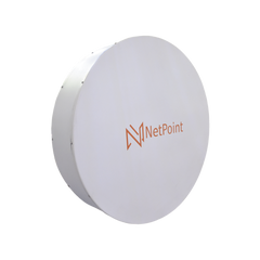 Antena Direccionales Blindada para radio C5X, B5X, C6X, B6X / tecnología Twist-on para radios de guía de onda /  4.9-6.4 GHz / Ganancia 34 dBi / Ideal para hasta 50 km / Montaje incluido.