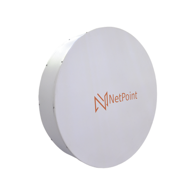 Antena Direccionales Blindada para radio C5X, B5X, C6X, B6X / tecnología Twist-on para radios de guía de onda /  4.9-6.4 GHz / Ganancia 34 dBi / Ideal para hasta 50 km / Montaje incluido.