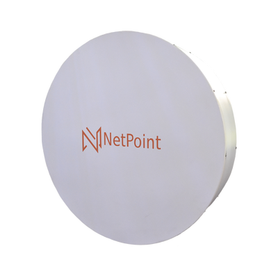 Antena de parabola profunda, blindada, con supresión al ruido de 2 ft, 4.9-6.4 GHz, Ganancia 30 dBi con SLANT de 45 ° y 90 °, ideal para hasta 30 km, Conectores N-hembra, montaje con alineación milimétrica.