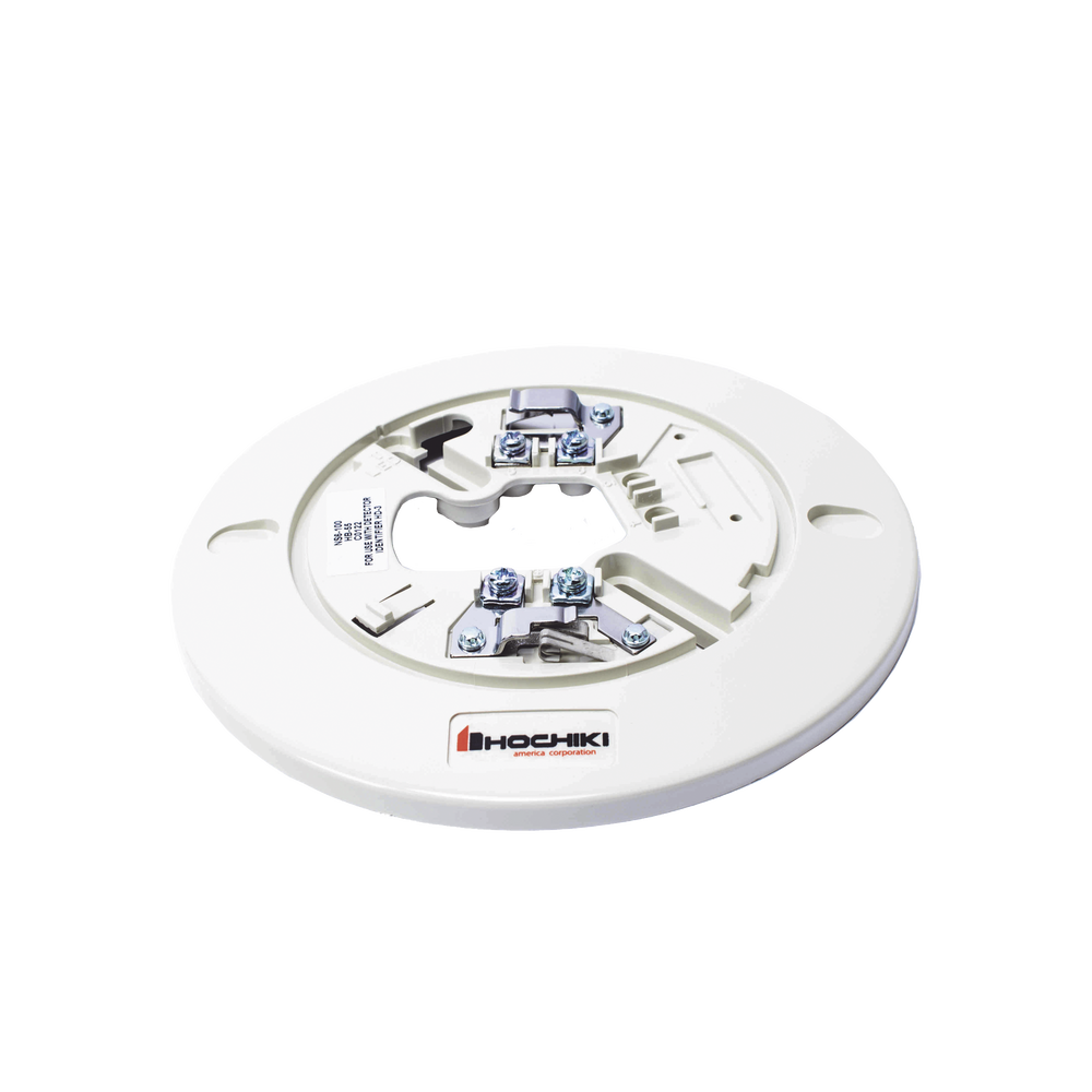 Base Para Detector Convencional Hochiki, Diámetro 6", 2 Hilos, 24 Vcd  (0300-04070 IT), Color Hueso
