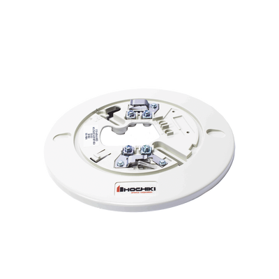 Base Para Detector Convencional Hochiki, Diámetro 6", 2 Hilos, 24 Vcd  (0300-04070 IT), Color Hueso