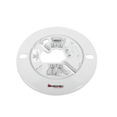 Base Para Detector Convencional Hochiki, Diámetro 6", 2 Hilos, 24 Vcd  (0300-04070 IT), Color Hueso
