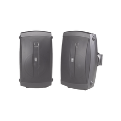 Altavoces de Montaje en Superficie de 2 vias | Woofer 5 in, Tweeter 0.5 in | Semi-Exterior, 6 ohms | Par Color Negro