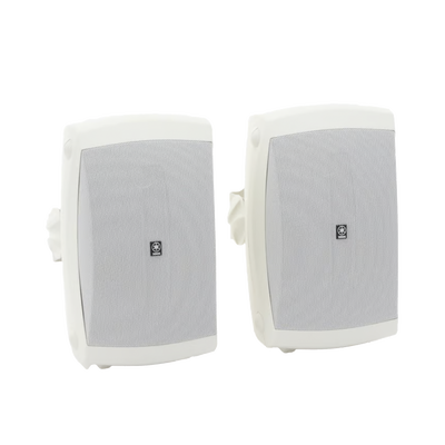 Altavoces de Montaje en Superficie de 2 vias | Woofer 5 in, Tweeter 0.5 in | Semi-Exterior, 6 ohms | Par Color Blanco